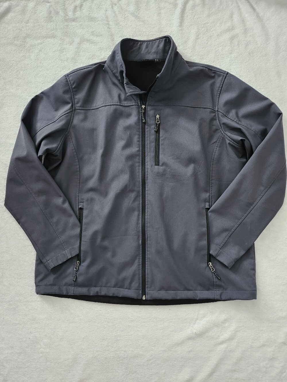 SWISS TECH Size XL Slate Grey Soft Shell Lightly Lined Jacket